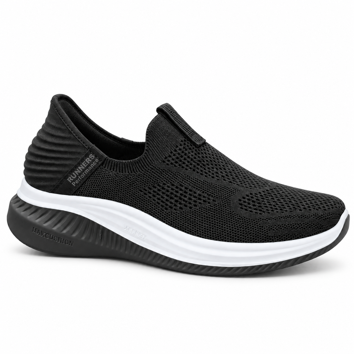 AIR FLEX PREMIUM MEN SLIP-ON BLACK SKECHER | SBL02