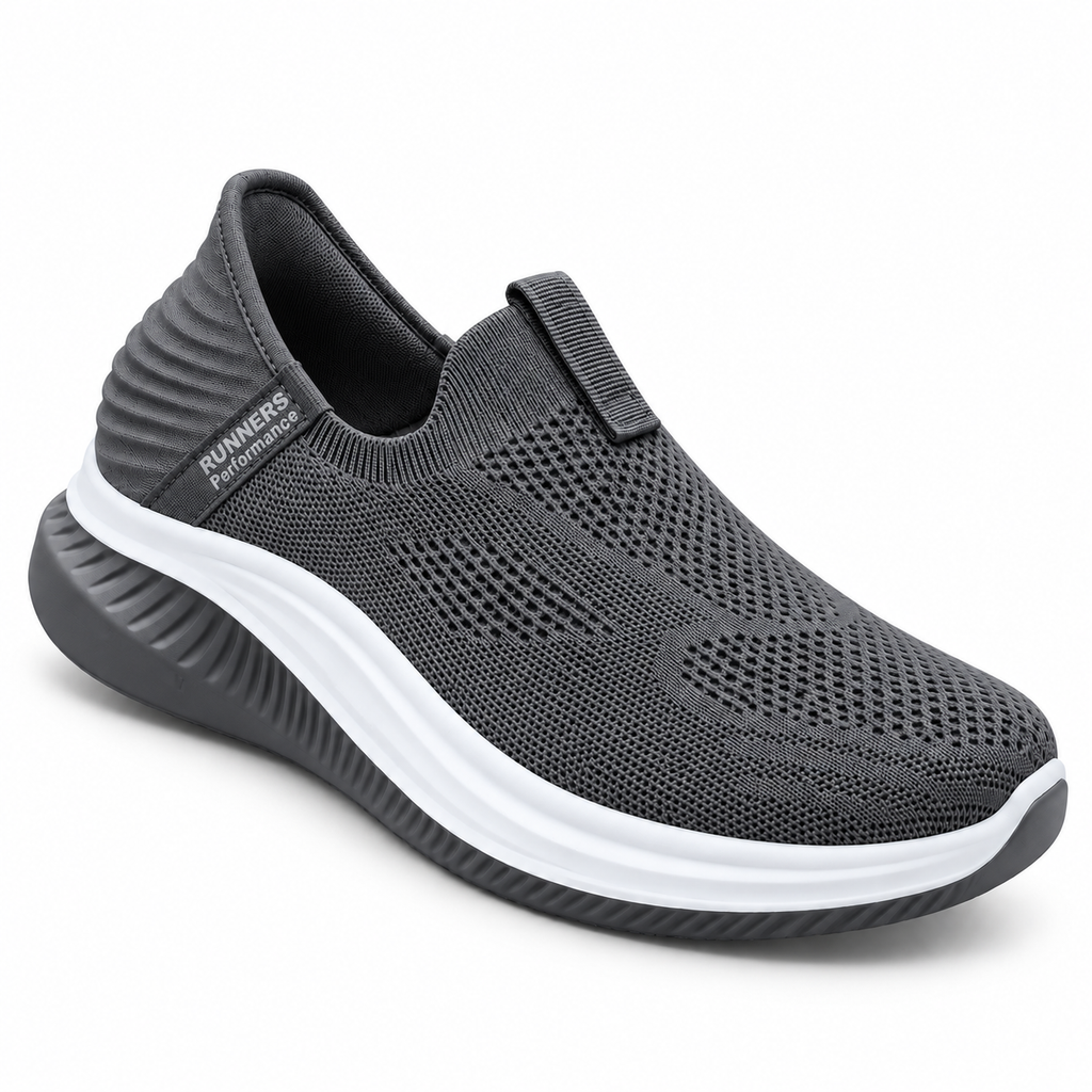 AIR FLEX PREMIUM MEN SLIP-ON GREY SKECHER | SGY02
