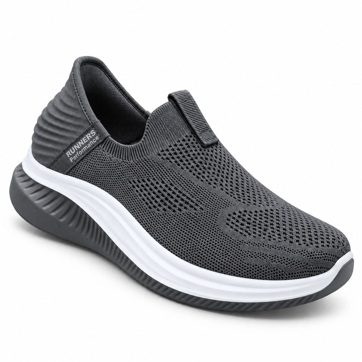 AIR FLEX PREMIUM MEN SLIP-ON GREY SKECHER | SGY02