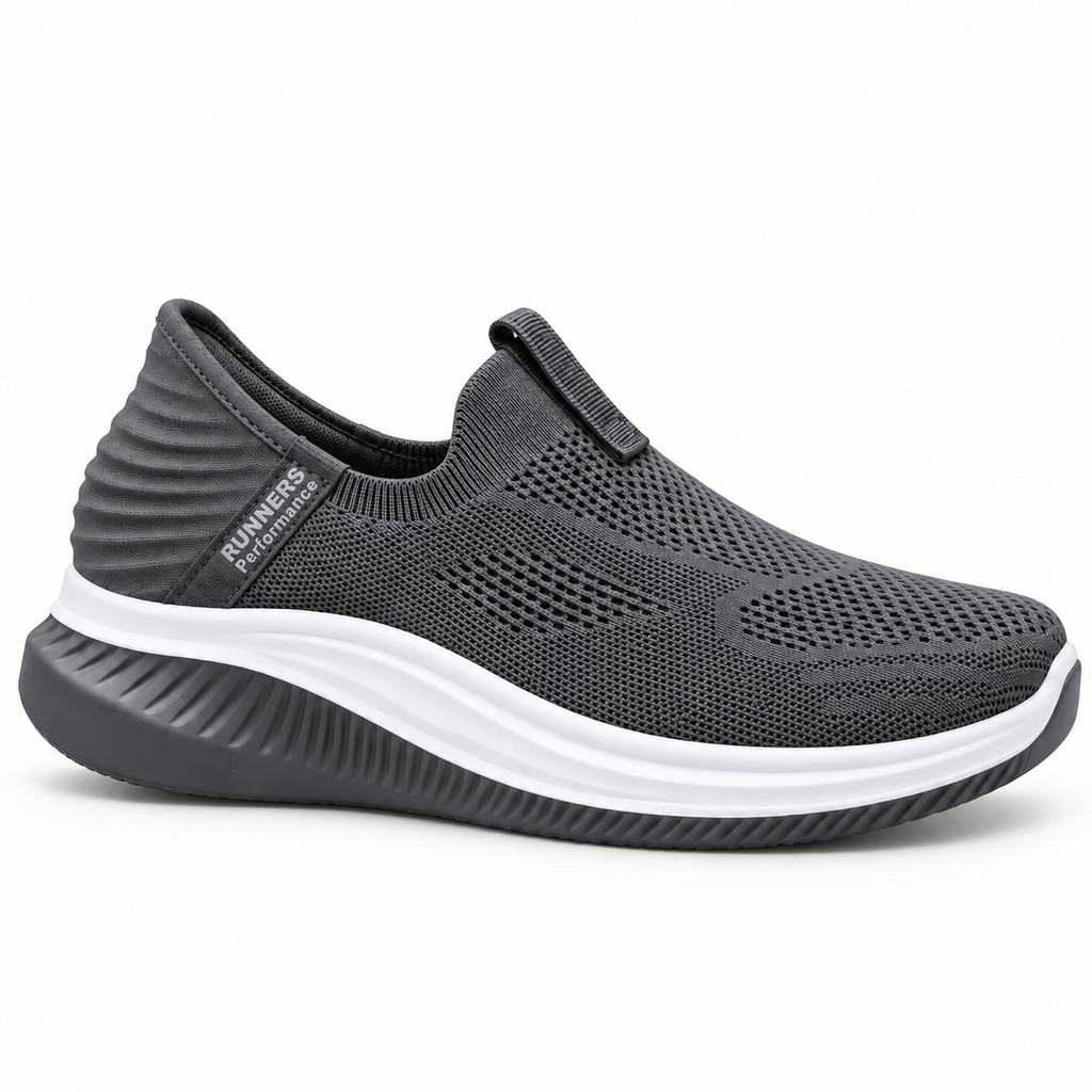 AIR FLEX PREMIUM MEN SLIP-ON GREY SKECHER | SGY02