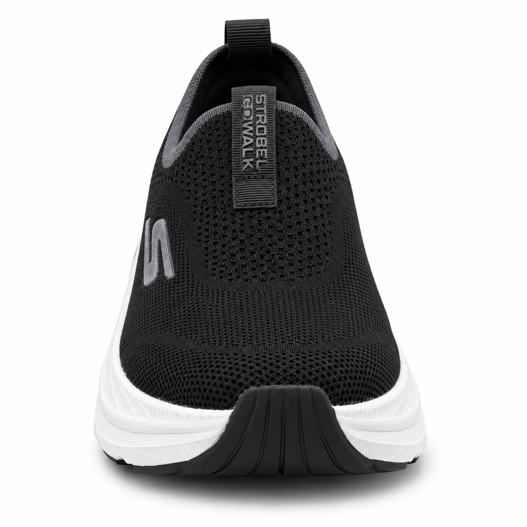 Black FlexWalk | Lightweight Walking Shoes