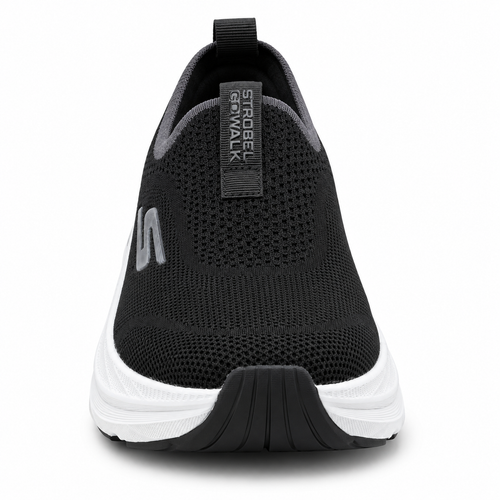 Black FlexWalk | Lightweight Walking Shoes