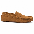 Tan Brown Medicated Suede Loafer | MLFTB01